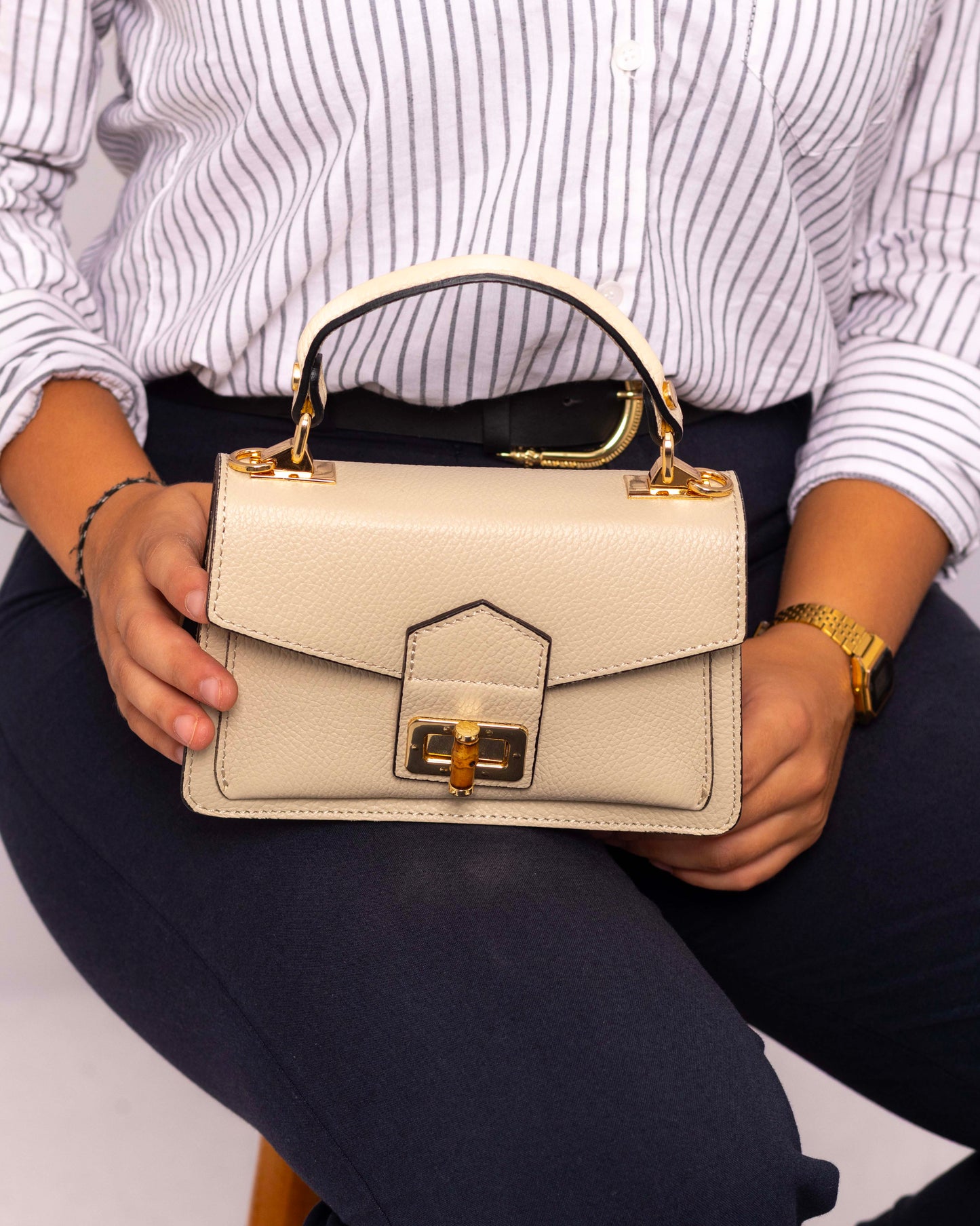 Nahla – Cuir grainé