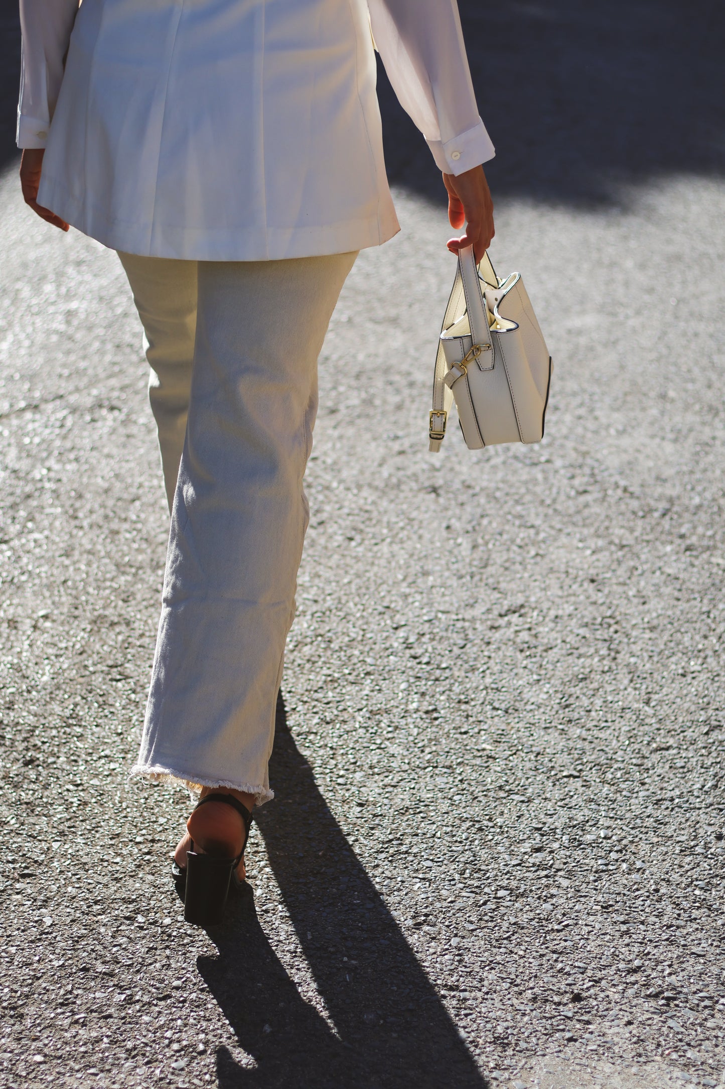 Sac Camille M – Cuir Crème | Édition Limitée