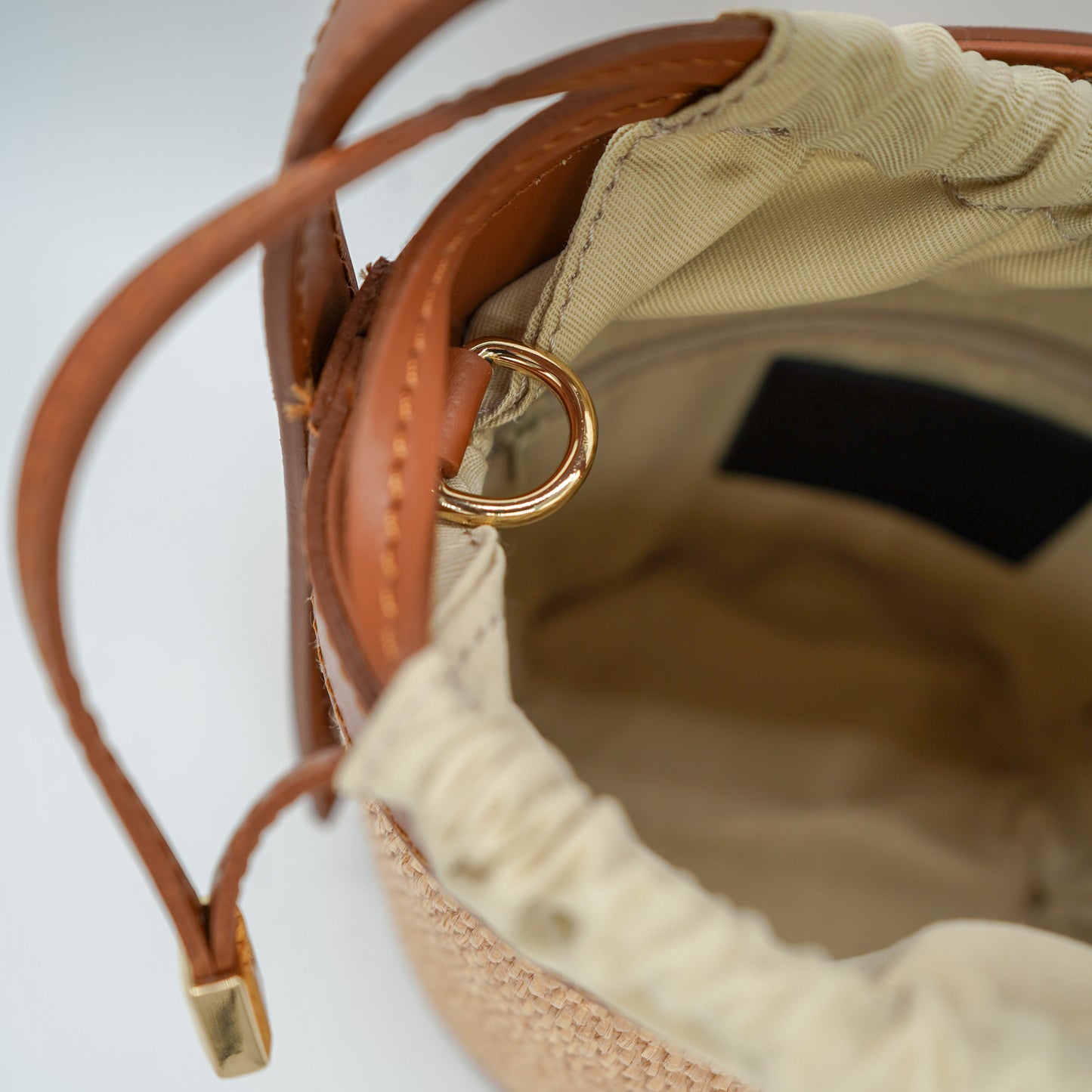 Sac Chloé M – Seau Raphia & Cuir Camel | Édition Limitée