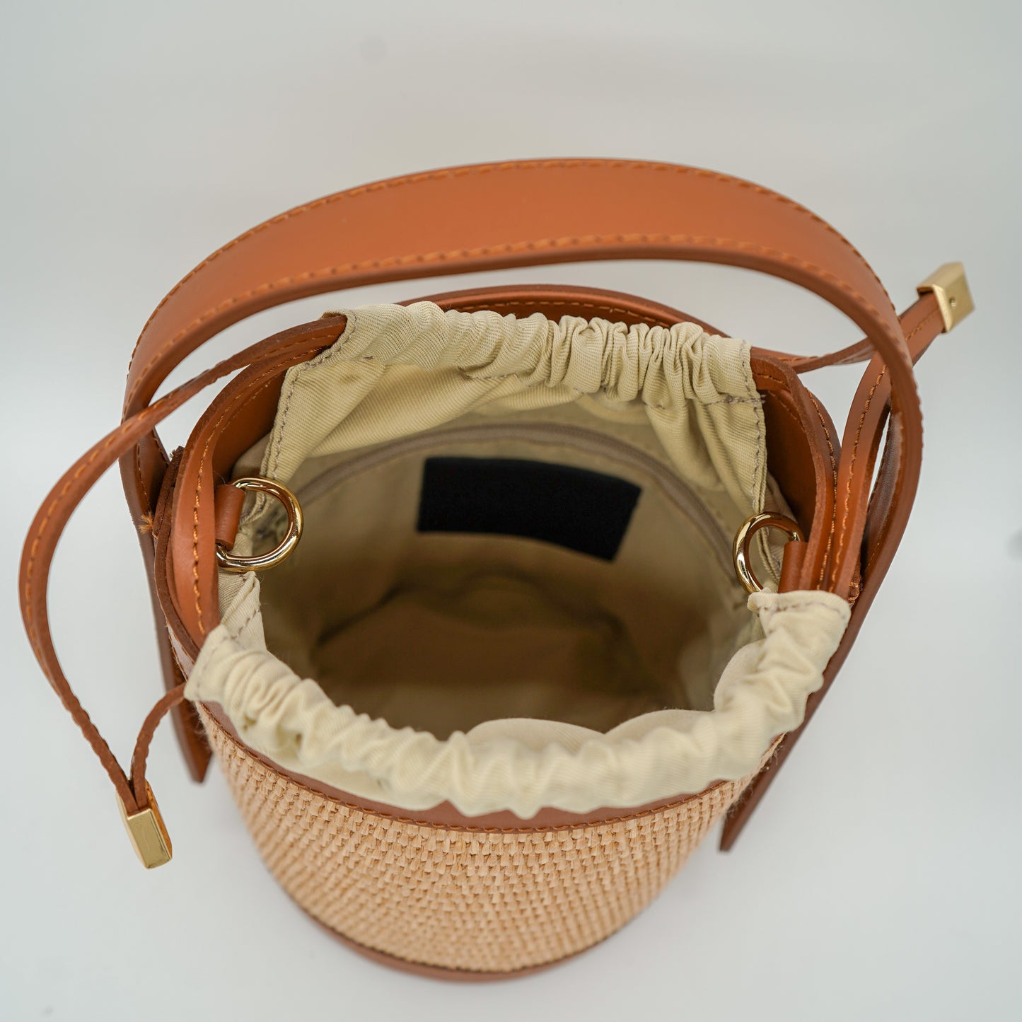 Sac Chloé M – Seau Raphia & Cuir Camel | Édition Limitée