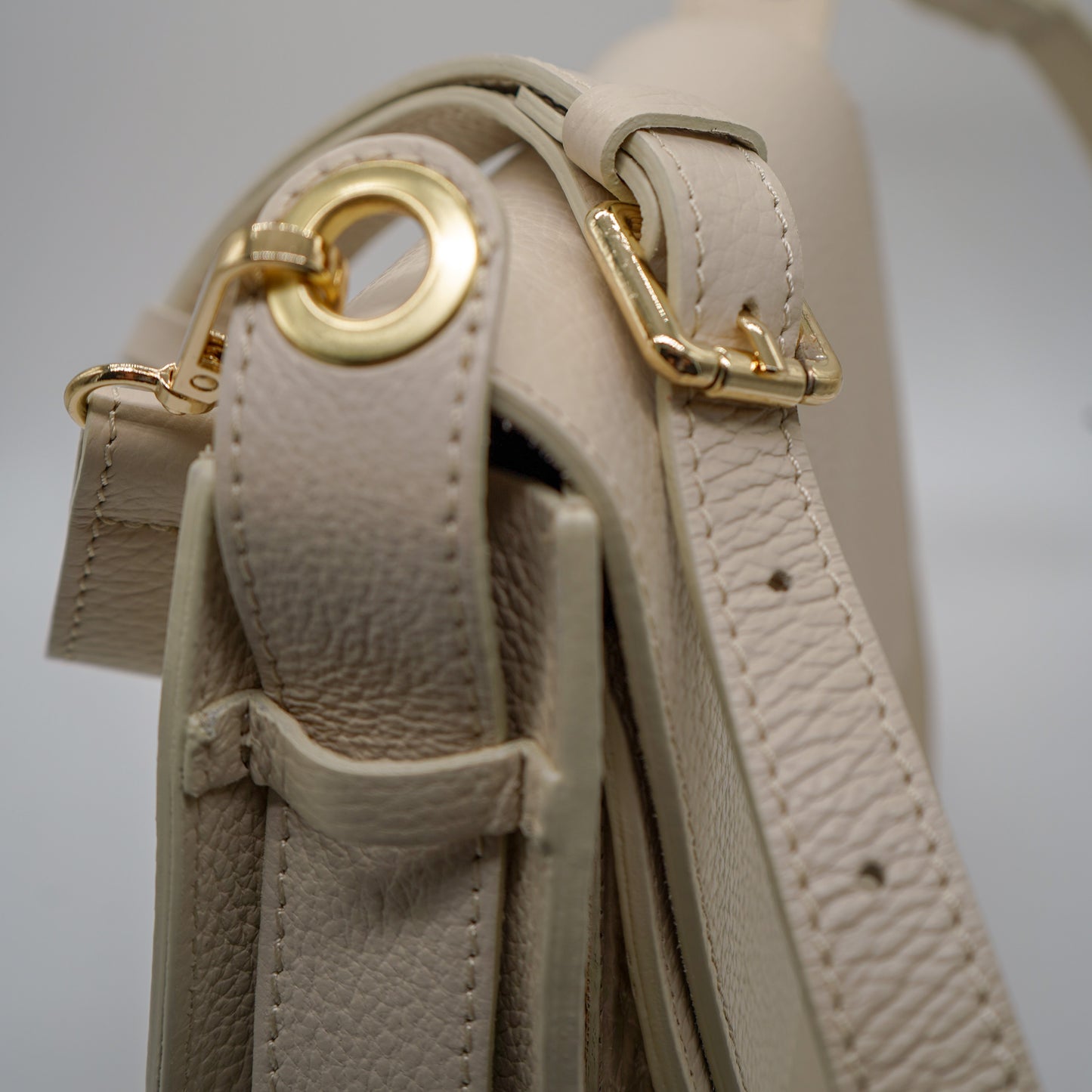 Sac Céleste M – Cuir Beige | Édition Limitée