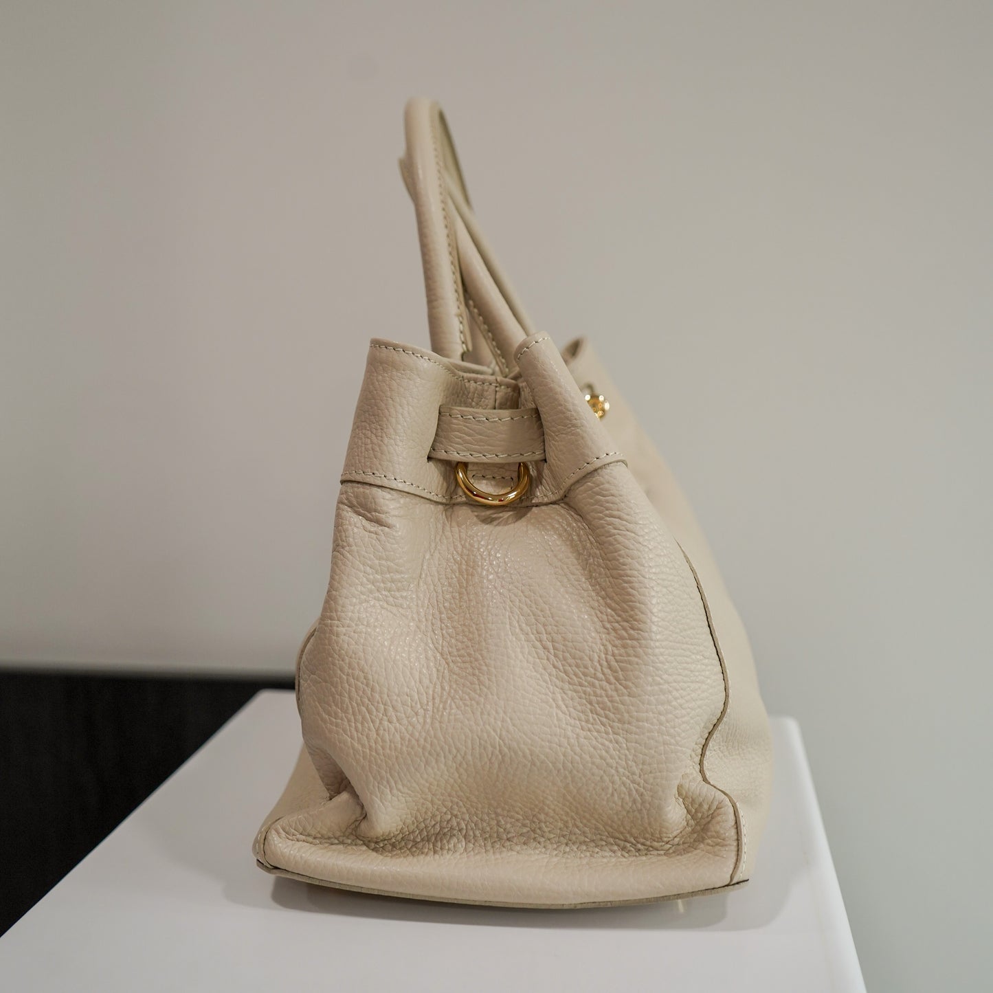 Sac Letty M – Cuir Latte | Édition Limitée