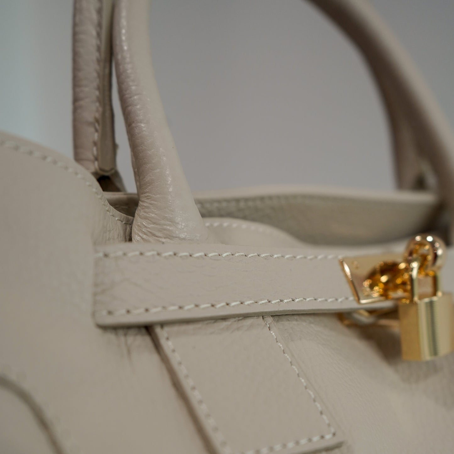 Sac Letty M – Cuir Latte | Édition Limitée