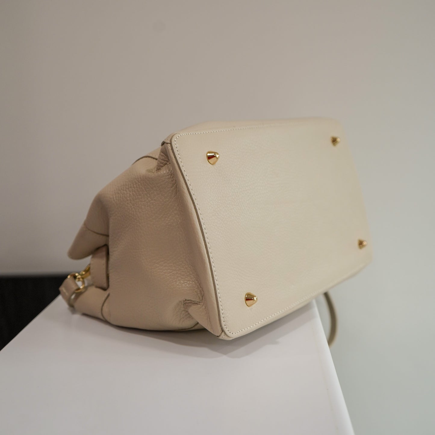 Sac Letty M – Cuir Latte | Édition Limitée