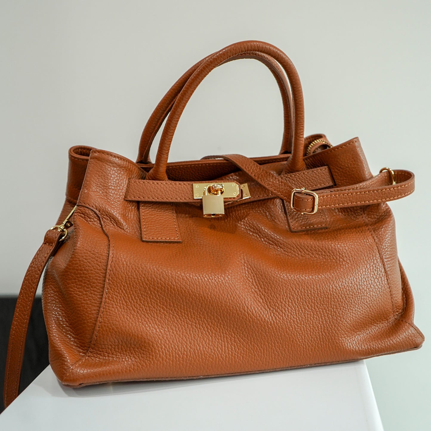 Sac Letty M – Cuir Brun Foncé | Édition Limitée